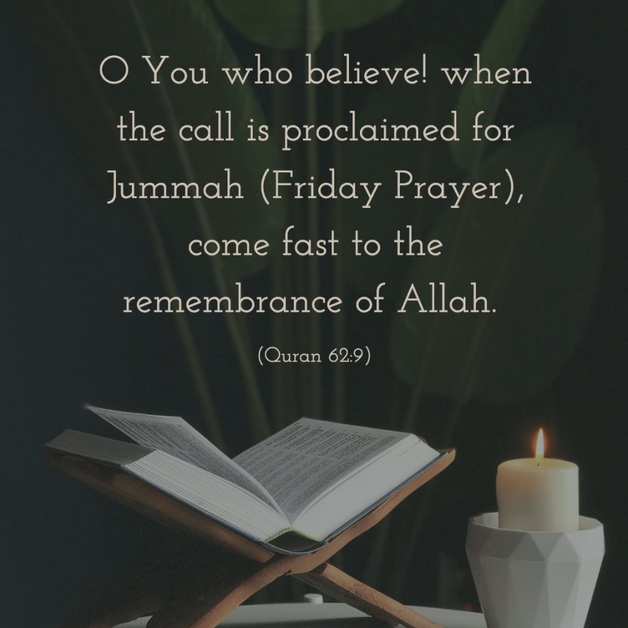 Jummah Mubarak importance from Quran