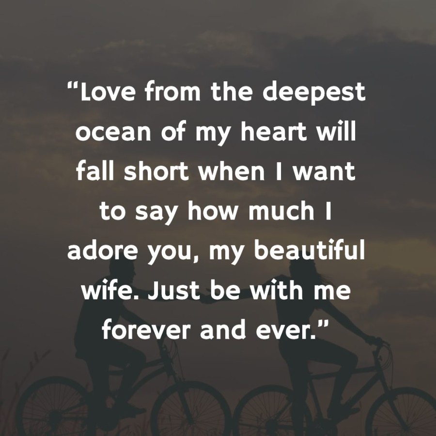 i love you quote for your wife